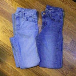 🤍Two Pair Old Navy Rockstar Jeans